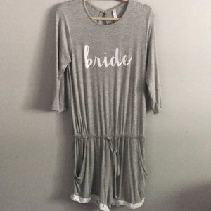 Bride Romper by David’s Bridal